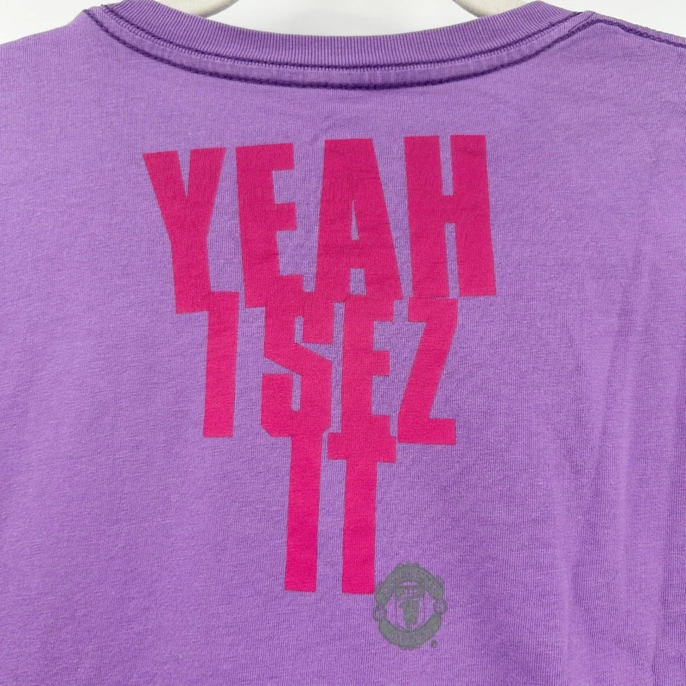 Nike Mens Never Say Die Yeah I Sez It Devil Graphic Manchester T Shirt‎ Size M